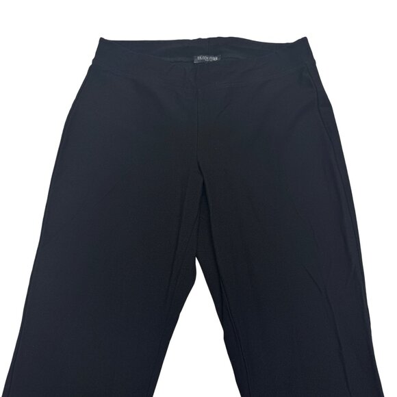 Eileen Fisher Petite Black Stretch Slim Leg Ankle Pull On Pants USA, Size PS - Picture 3 of 10